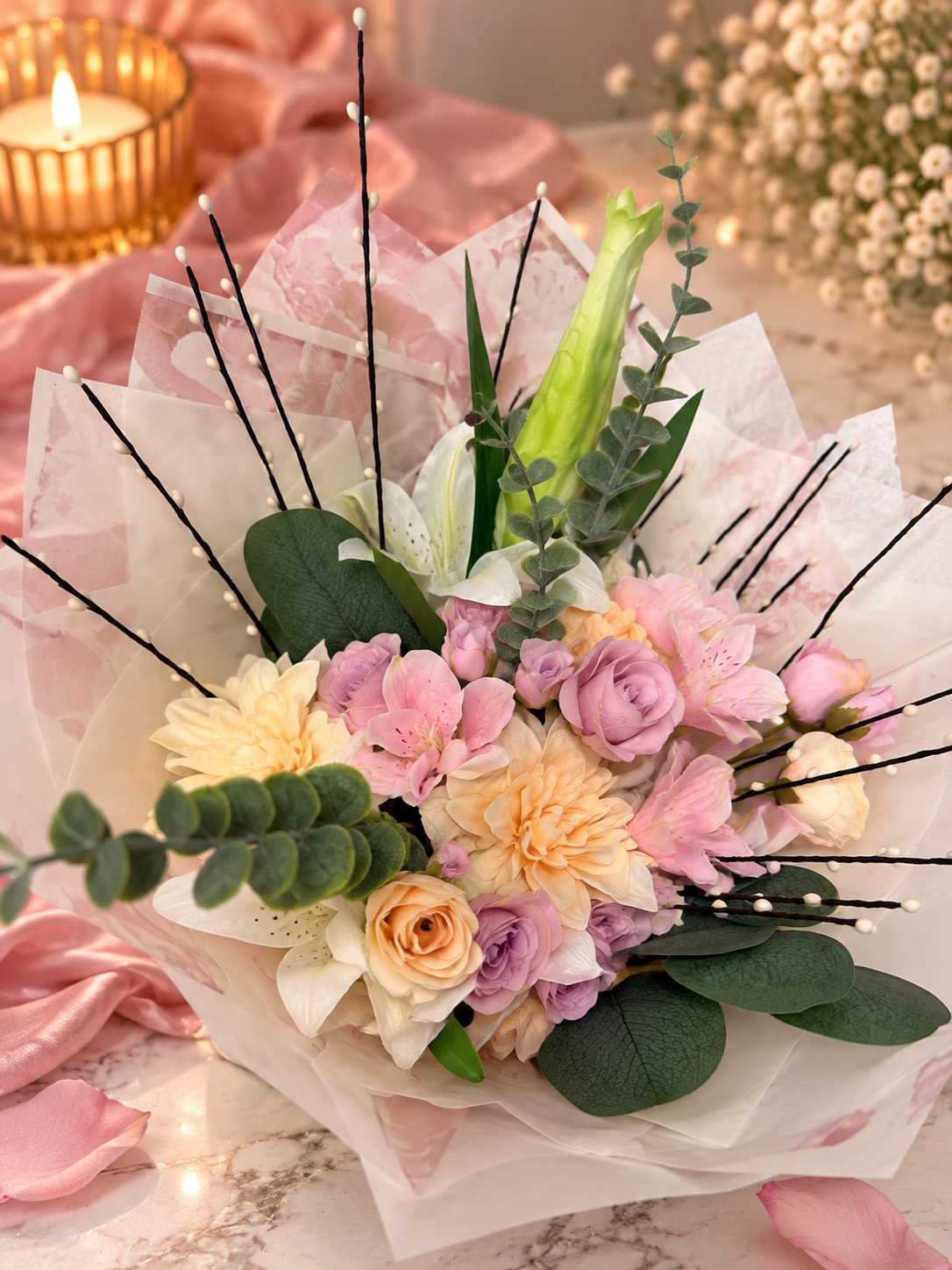Pink Mother's Day bouquet